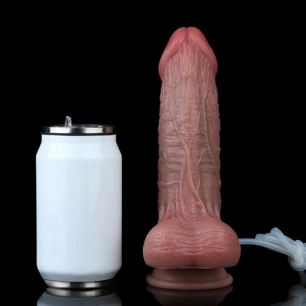 Flesh tone silicone strap-on dildo, photo 12