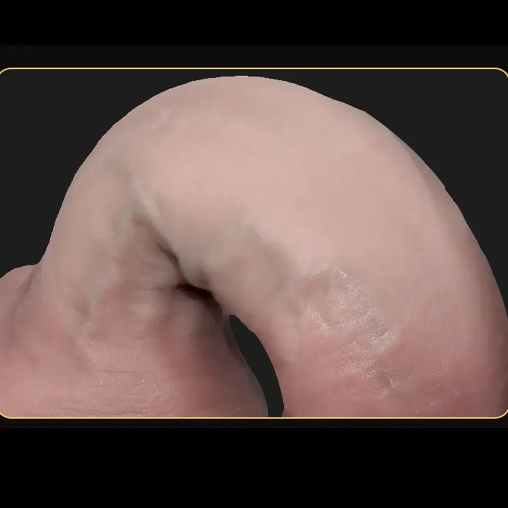Flesh silicone realistic dildo, photo 14