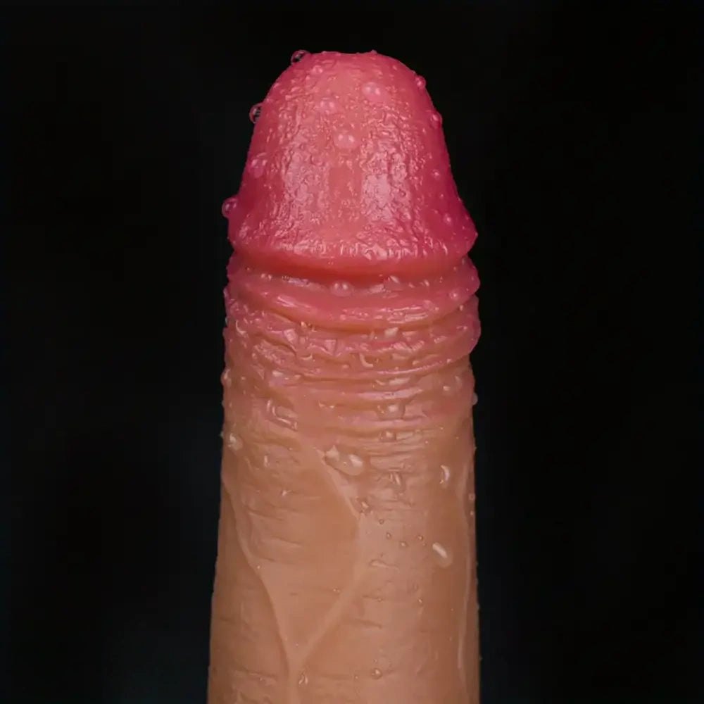 Flesh silicone realistic dildo, photo 14