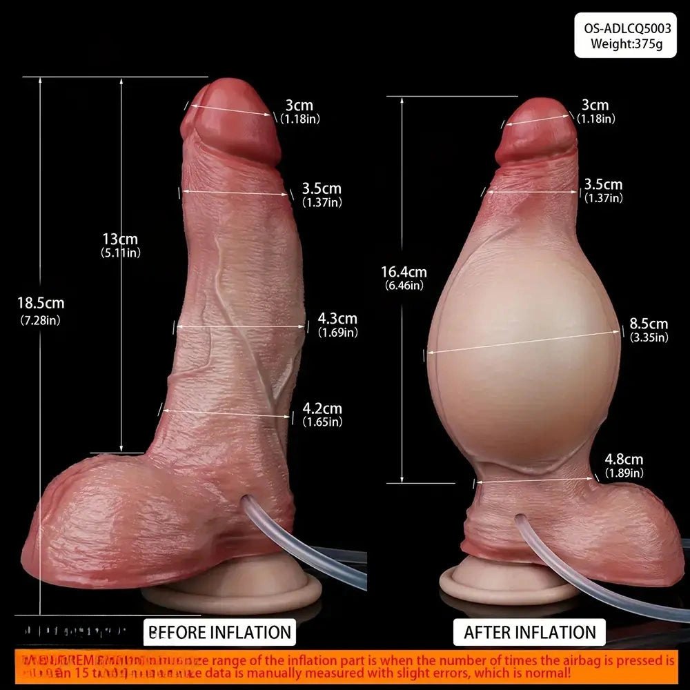 Flesh silicone squirting dildo, photo 7