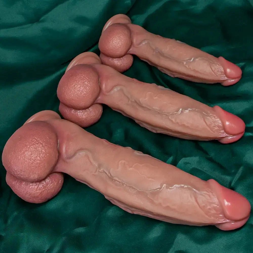 Flesh tone silicone strap-on dildo, photo 8