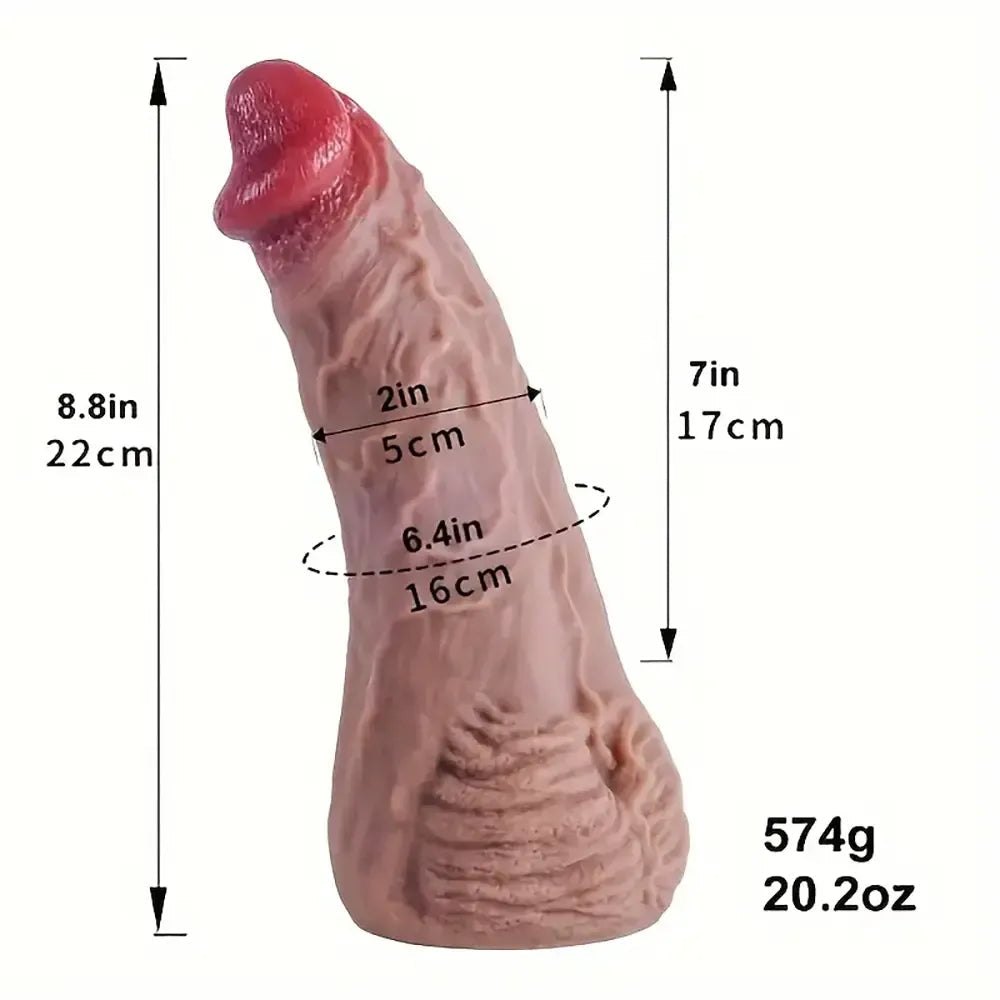 Flesh silicone suction cup dildo, photo 7