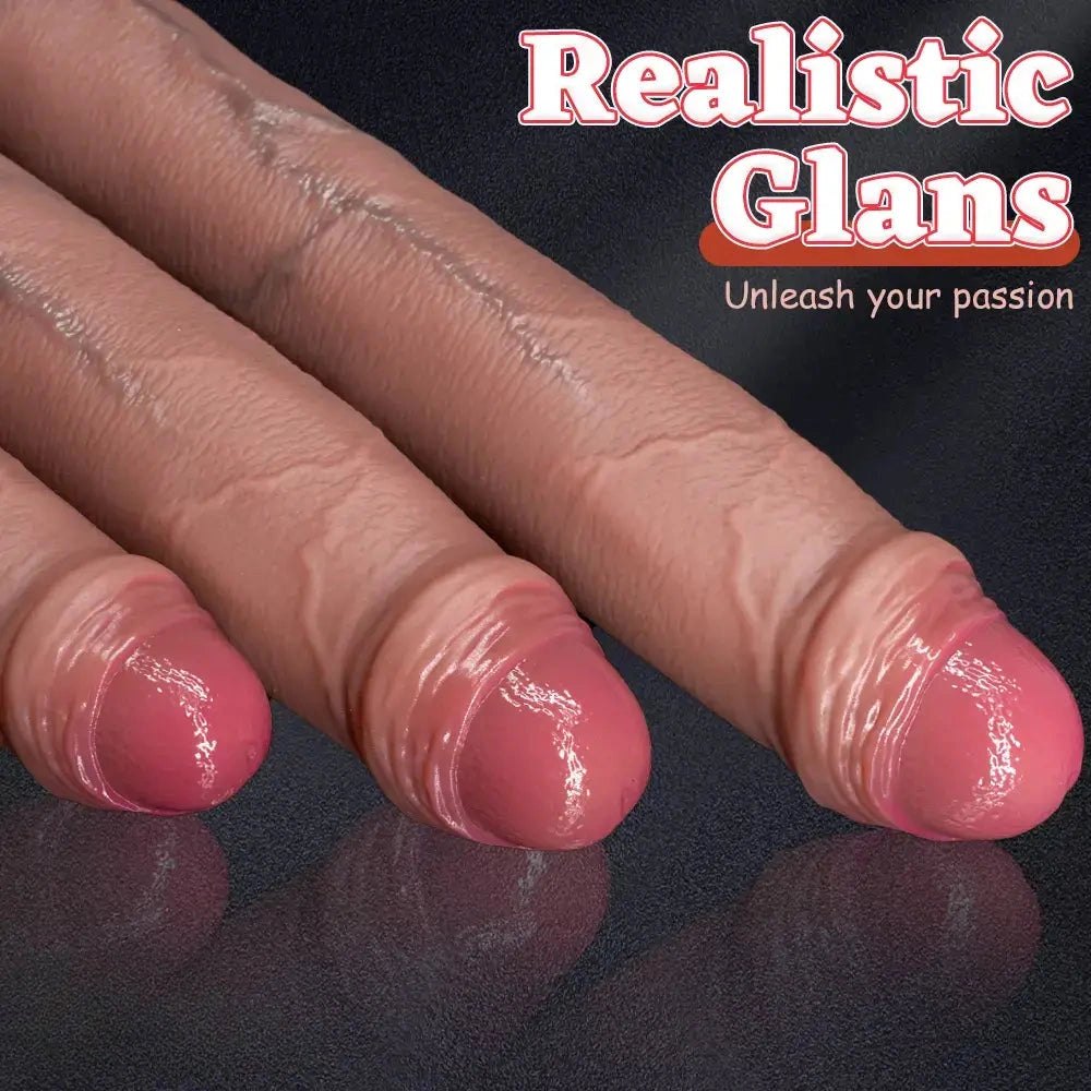 Flesh silicone strap-on dildo, photo 10