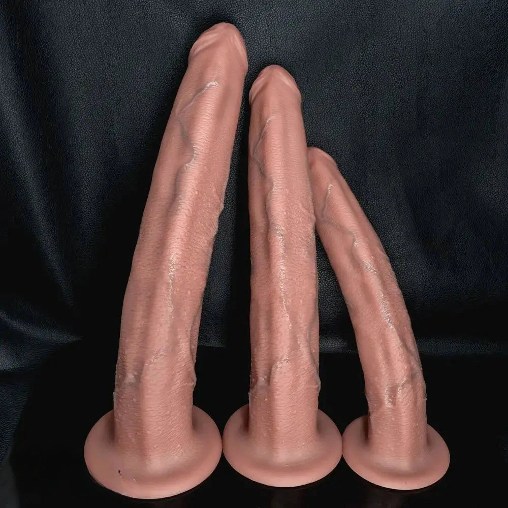 Flesh silicone strap-on dildo, photo 12