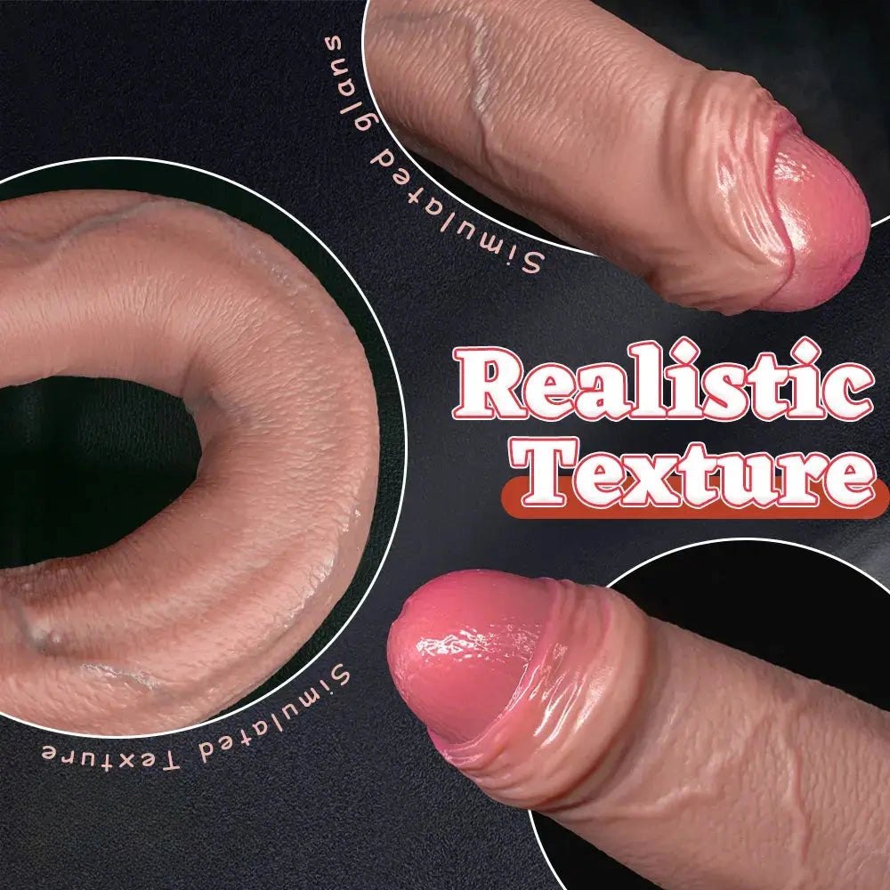 Flesh silicone strap-on dildo, photo 13