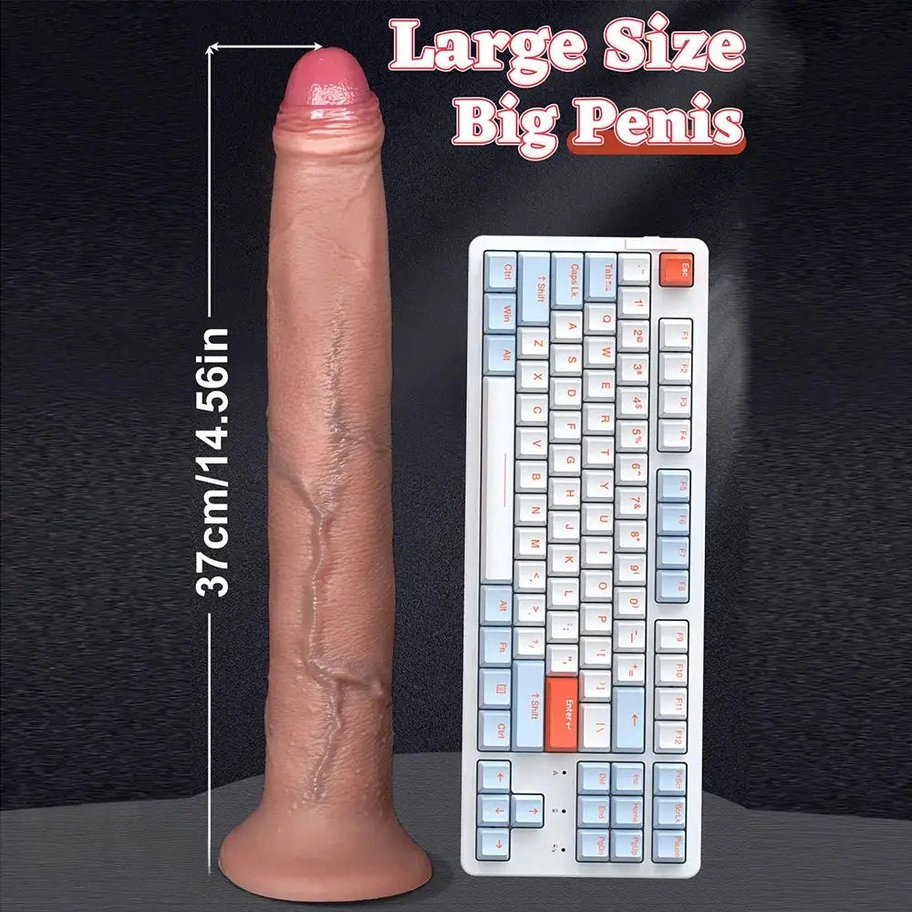 Flesh silicone strap-on dildo, photo 8