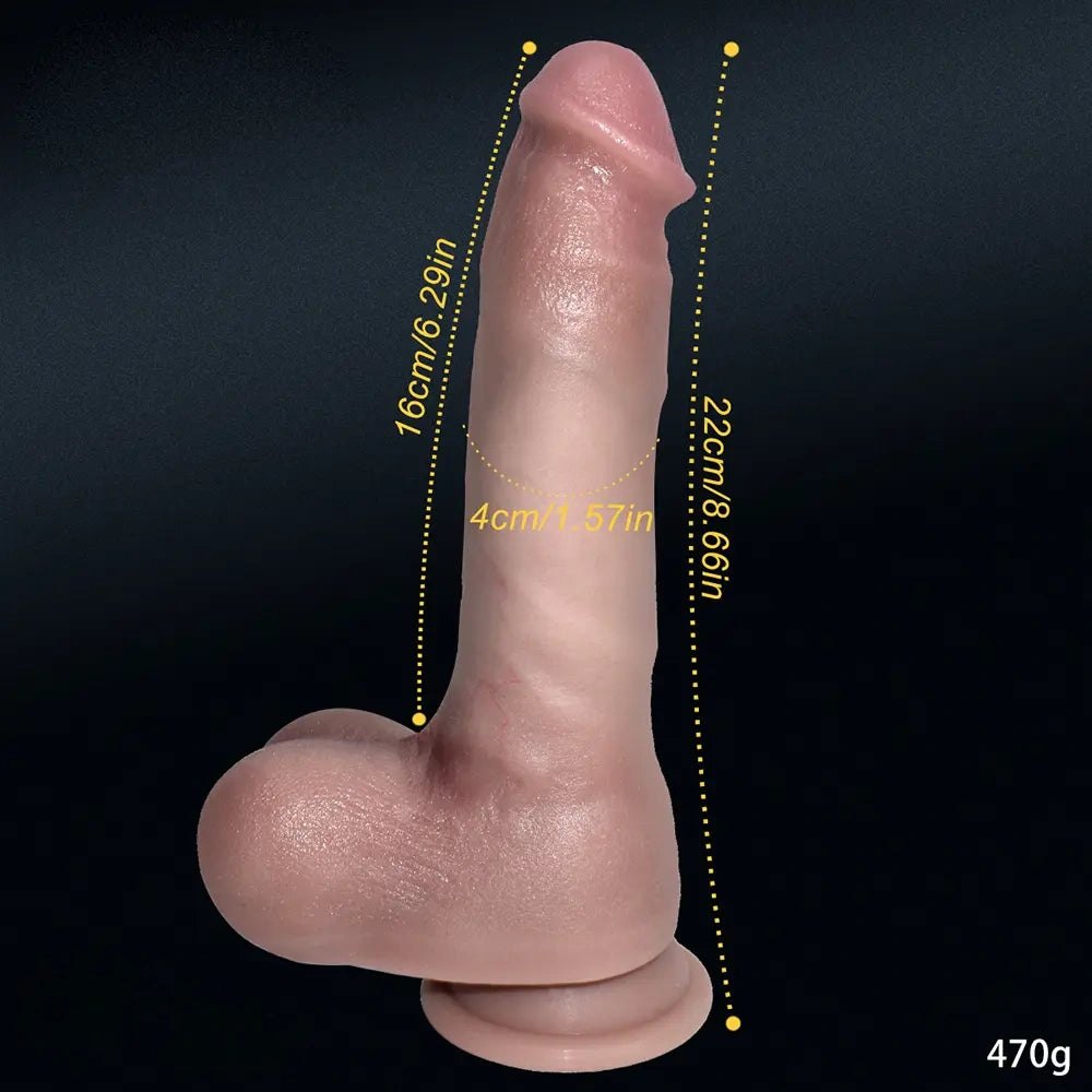 Flesh suction cup realistic dildo, photo 4
