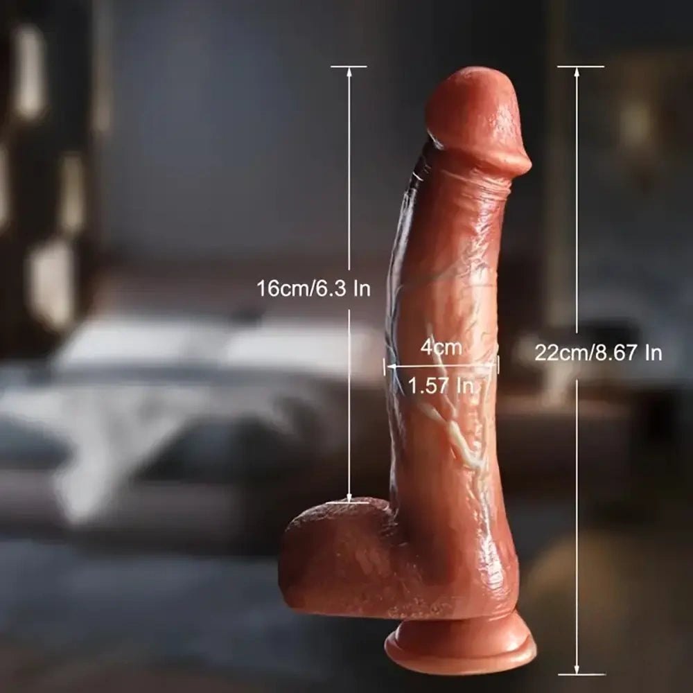 Flesh silicone suction cup dildo, photo 5