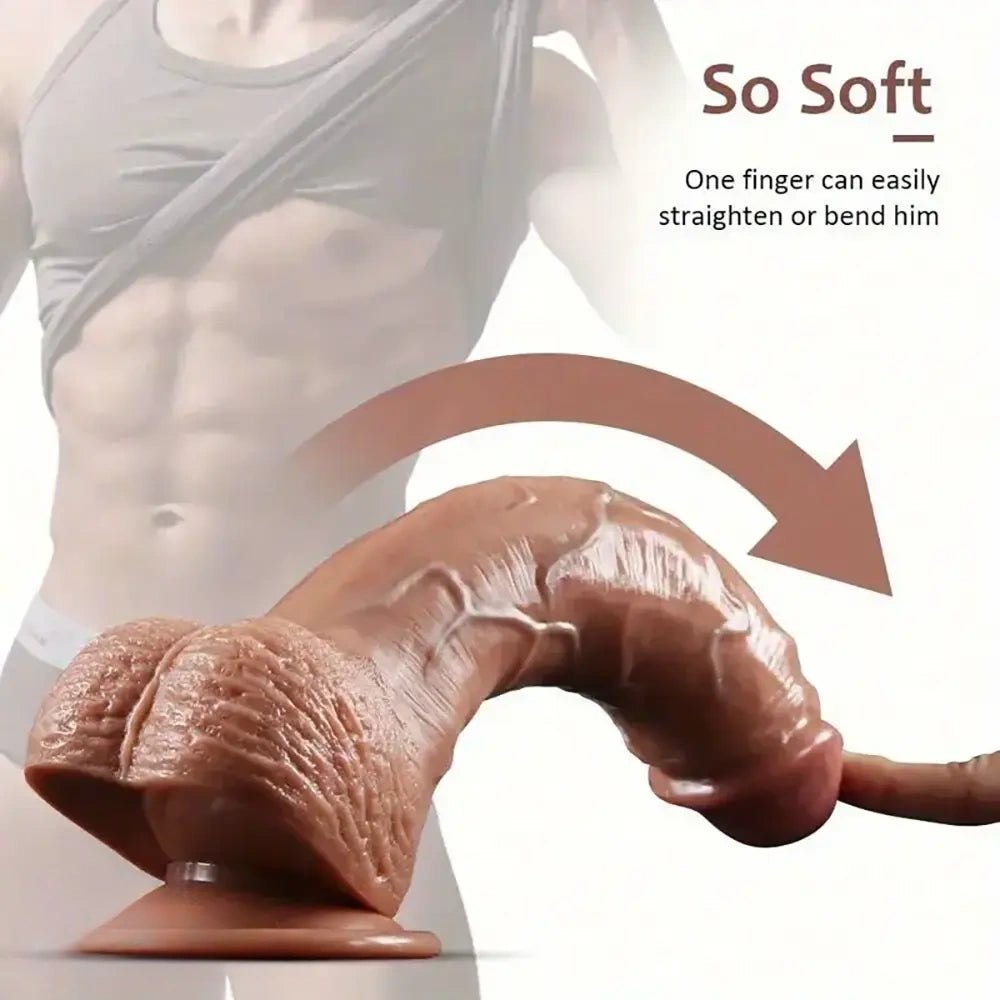 Flesh tone pvc realistic dildo, photo 5