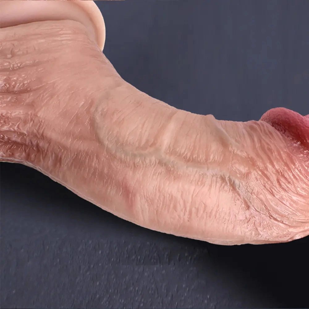 Flesh-tone realistic suction cup dildo, photo 6