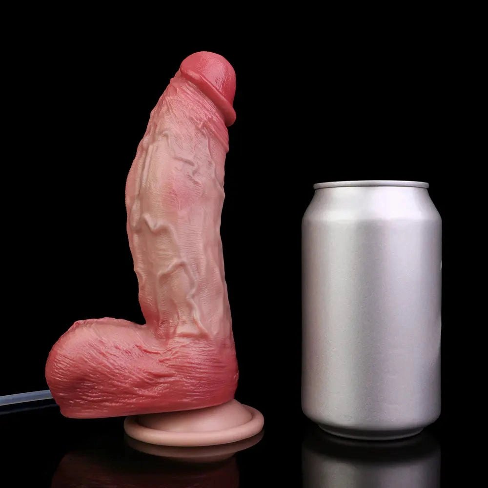 Flesh tone squirting realistic dildo, photo 11