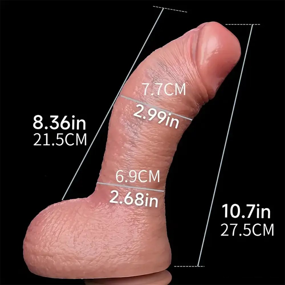 Flesh tone suction cup dildo, photo 2