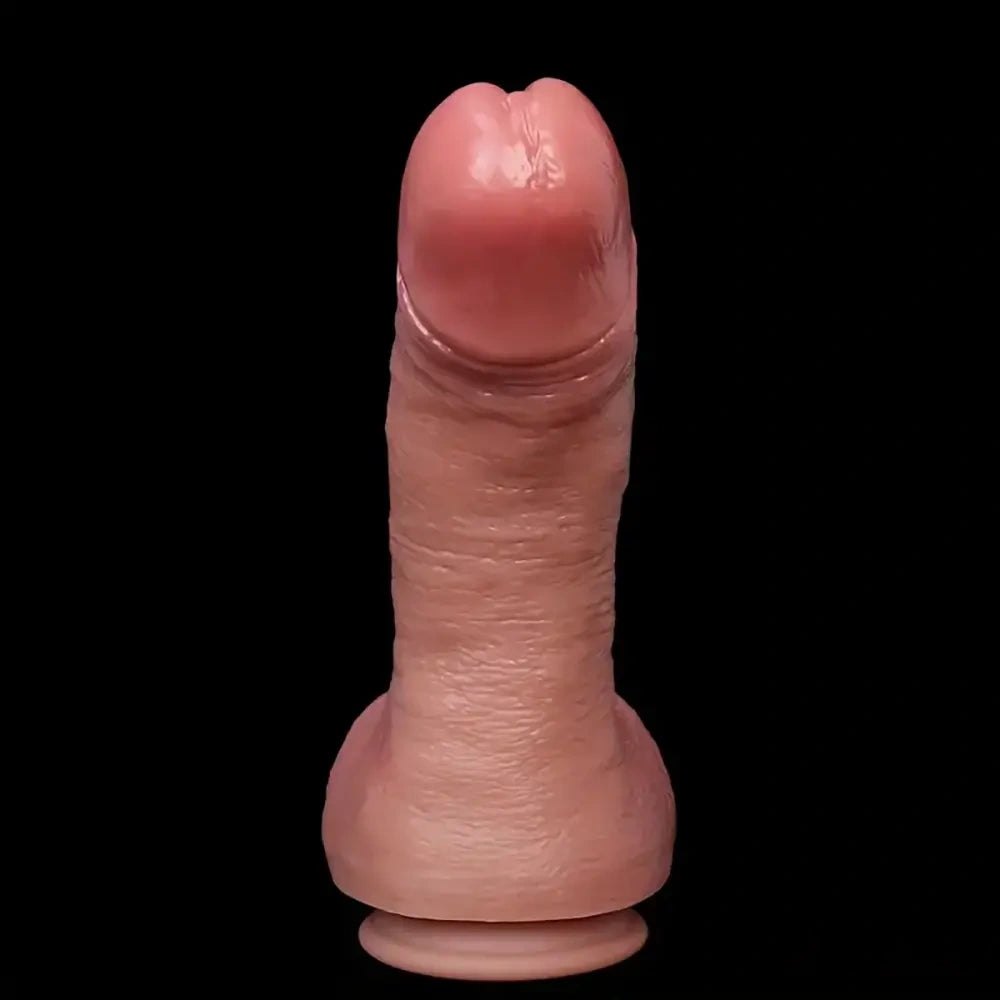 Flesh tone suction cup dildo, photo 3