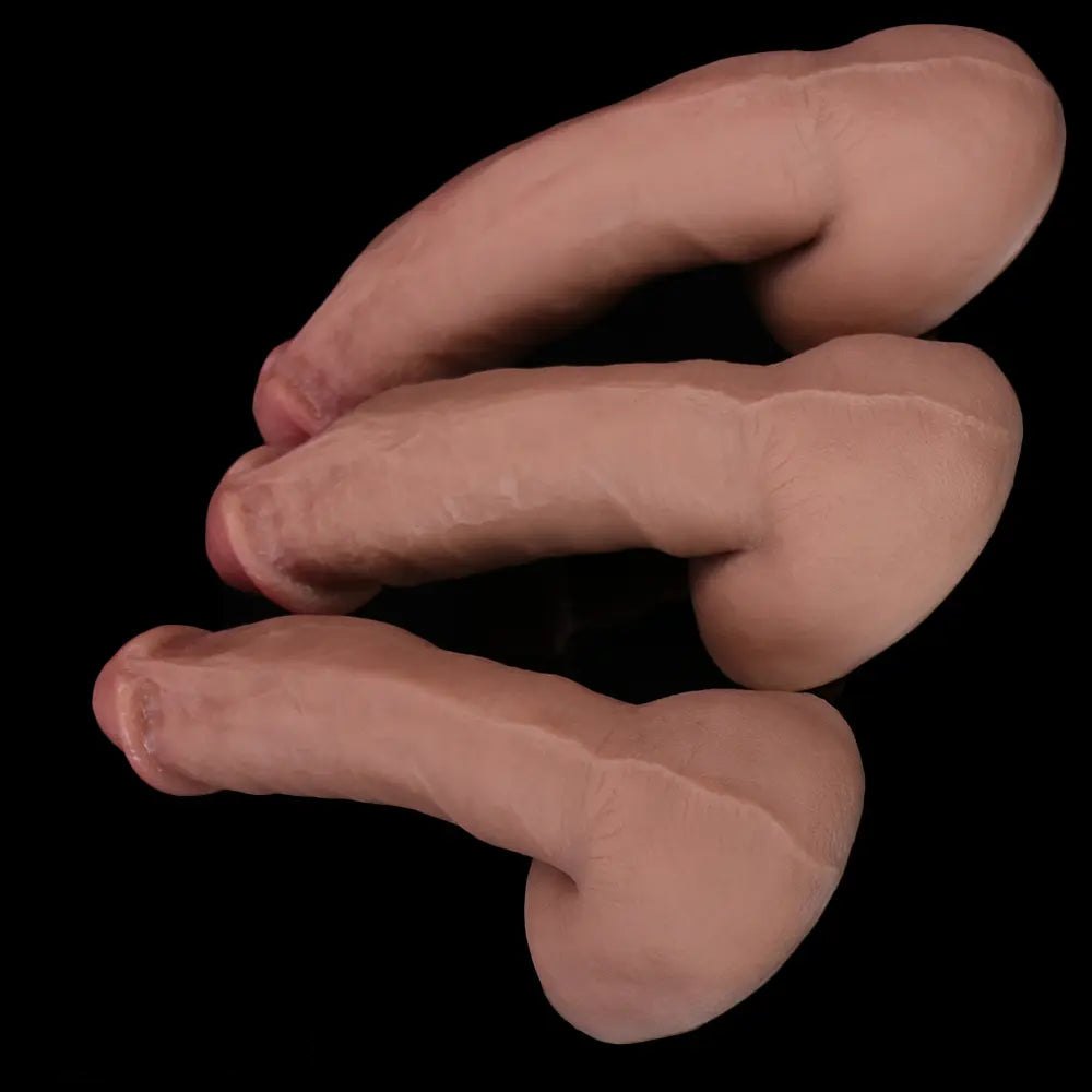 Tone realistic silicone suction cup dildo, photo 11