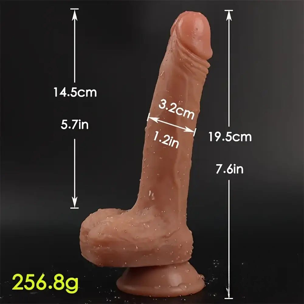 Flesh tone realistic suction cup dildo, photo 10