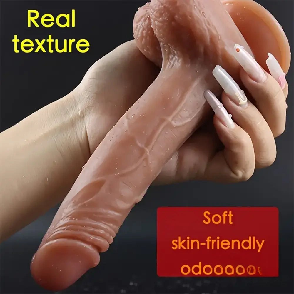 Flesh tone realistic suction cup dildo, photo 3