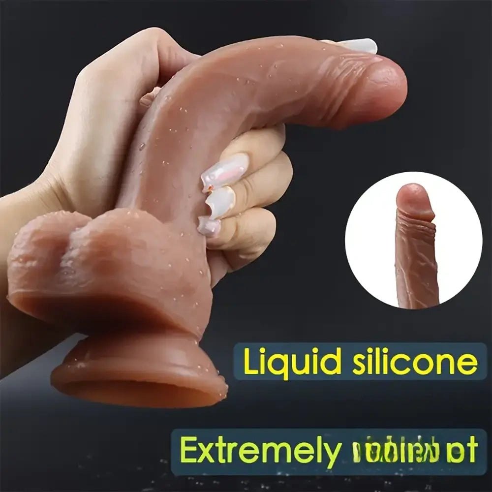 Flesh tone realistic suction cup dildo, photo 7