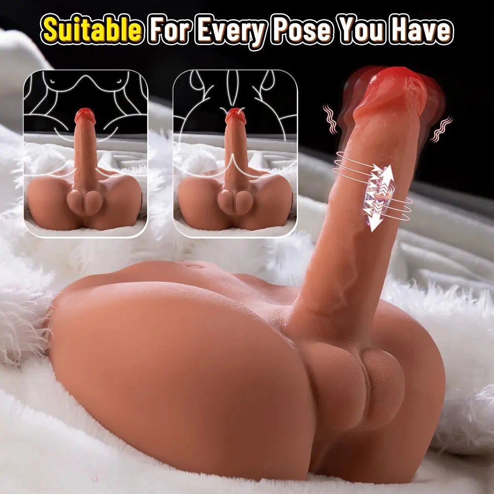 Flesh tpr torso dildo, photo 4