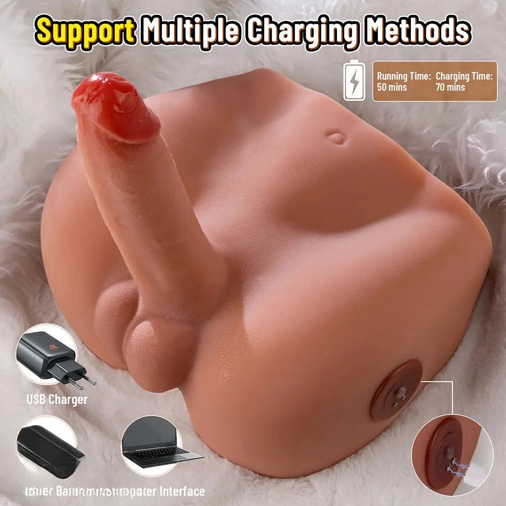 Flesh tpr torso dildo, photo 5