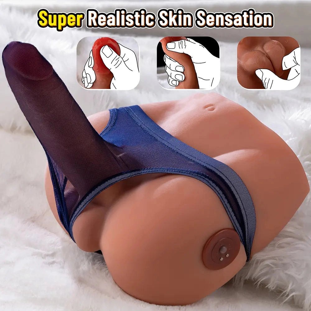 Flesh tpr torso dildo, photo 9