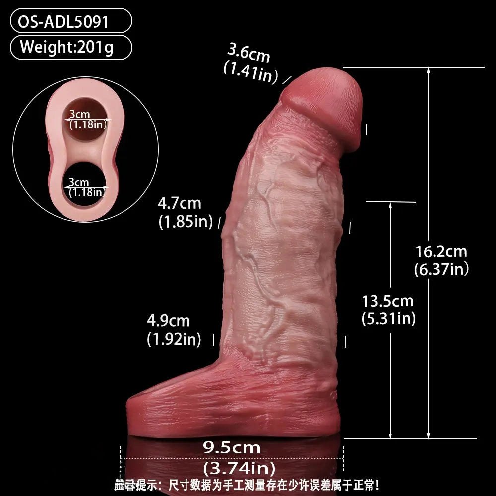 Flesh vacuum hollow silicone sleeve, photo 12
