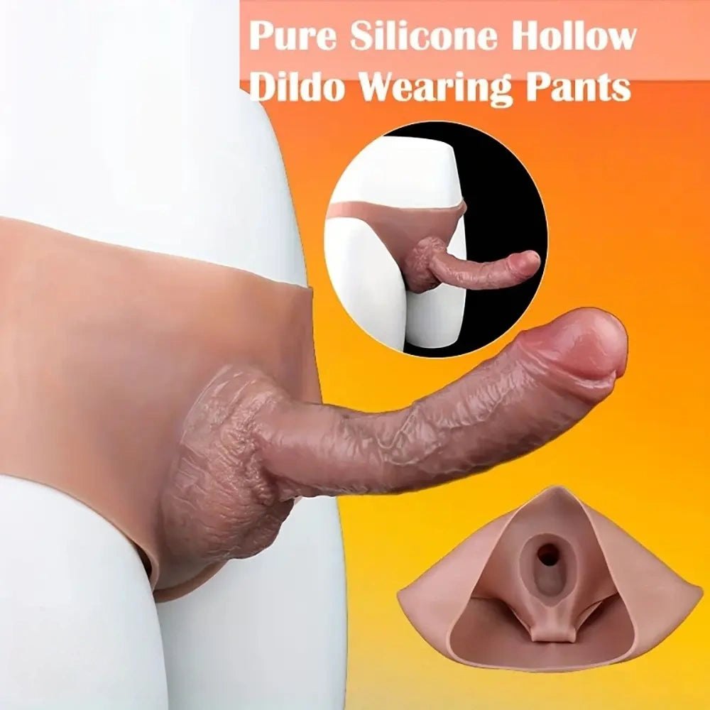 Flesh wearable panty strap-on dildo, photo 3