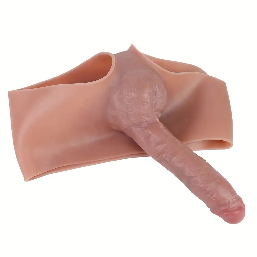Flesh wearable panty strap-on dildo, photo 7