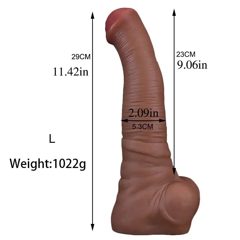Flesh wrinkled silicone suction cup dildo, photo 8