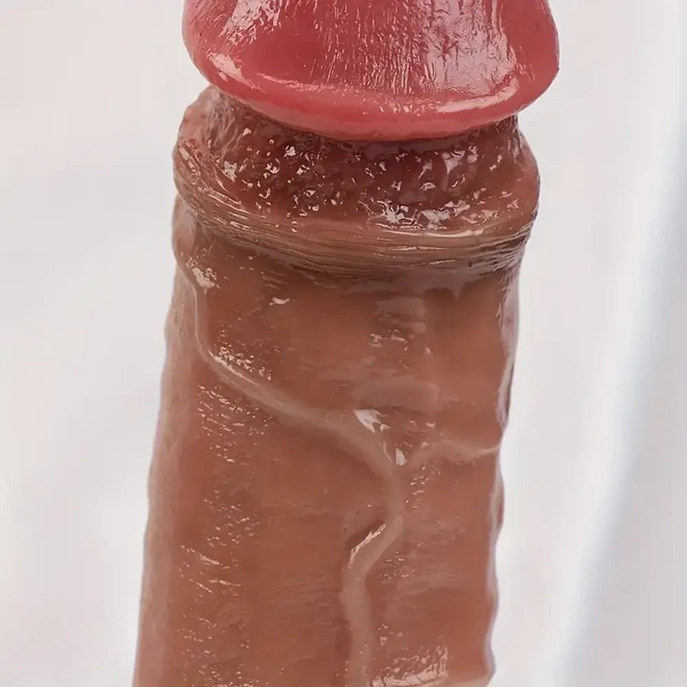 Flesh tone flexible realistic dildo, photo 6