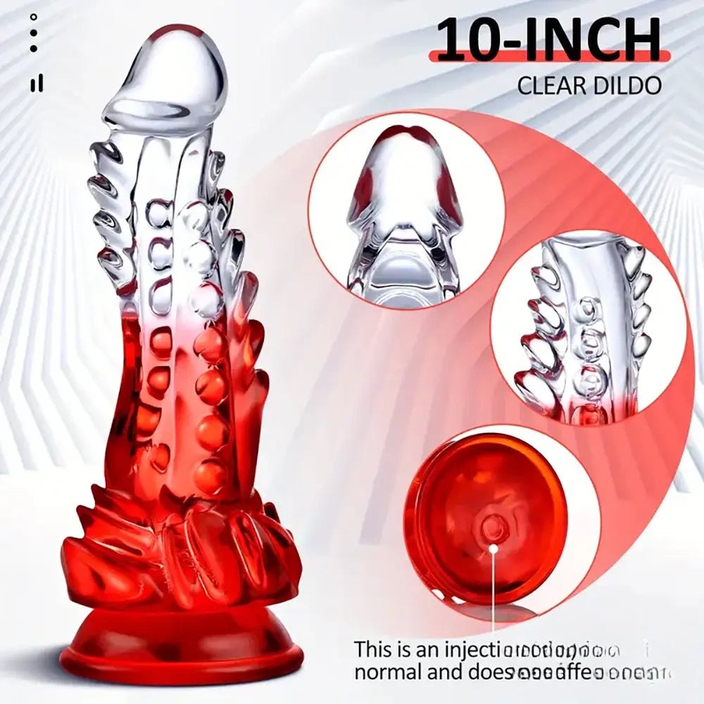 Colorful bendable tpe vibrating dildo, photo 3