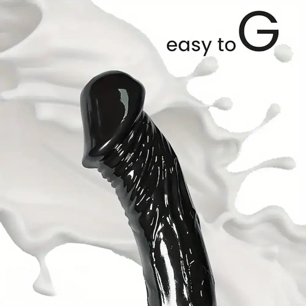 Black flexible double ended PVC dildo, photo 5