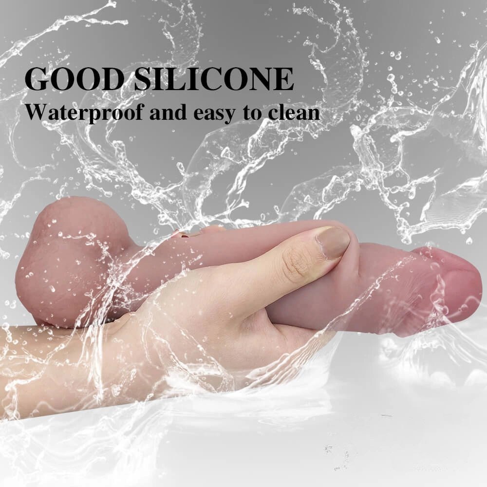 Flesh-tone suction cup dildo, photo 4