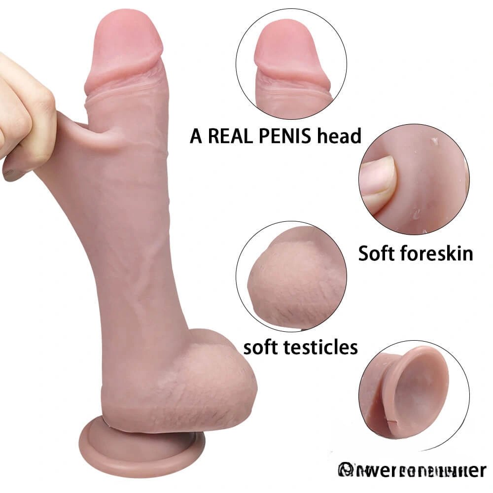 Flesh-tone suction cup dildo, photo 7