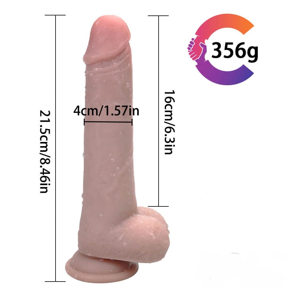 Flesh-tone suction cup dildo, photo 9