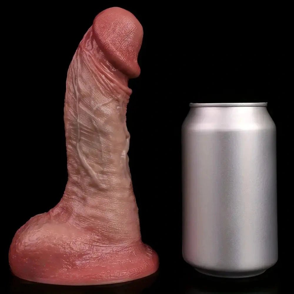 Flesh silicone realistic dildo size options, photo 10