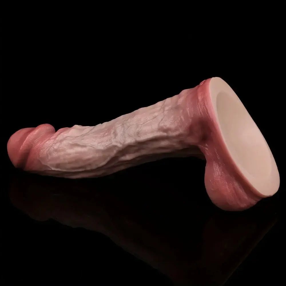 Flesh silicone realistic dildo size options, photo 15
