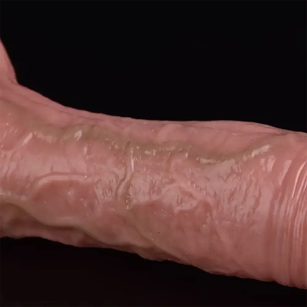 Flesh flexible realistic dildo, photo 12