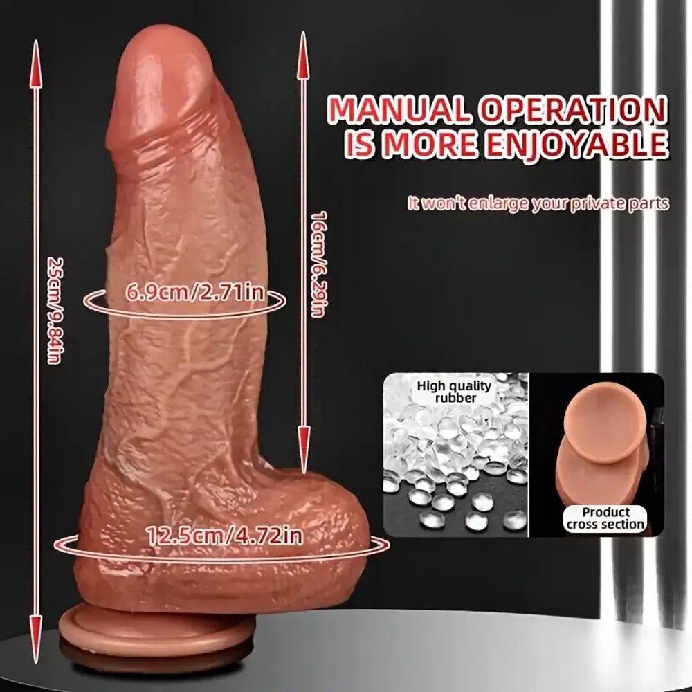 Flesh-tone flexible suction cup dildo, photo 7
