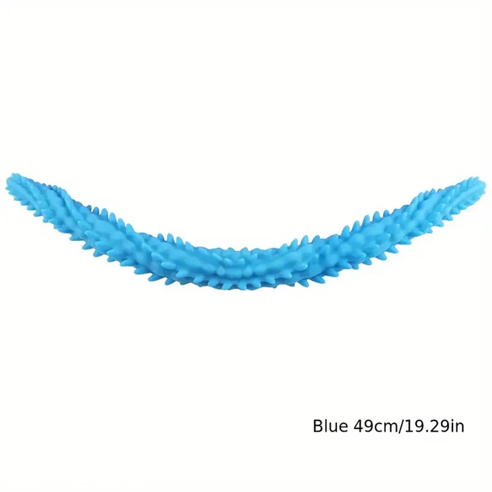 Blue spiked silicone anal dildo