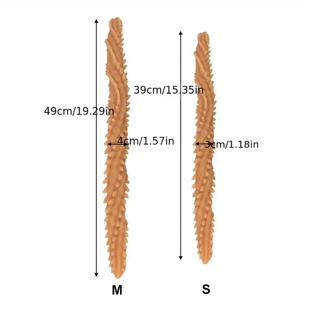 Brown spiked silicone anal dildo
