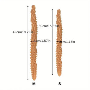 Brown spiked silicone anal dildo