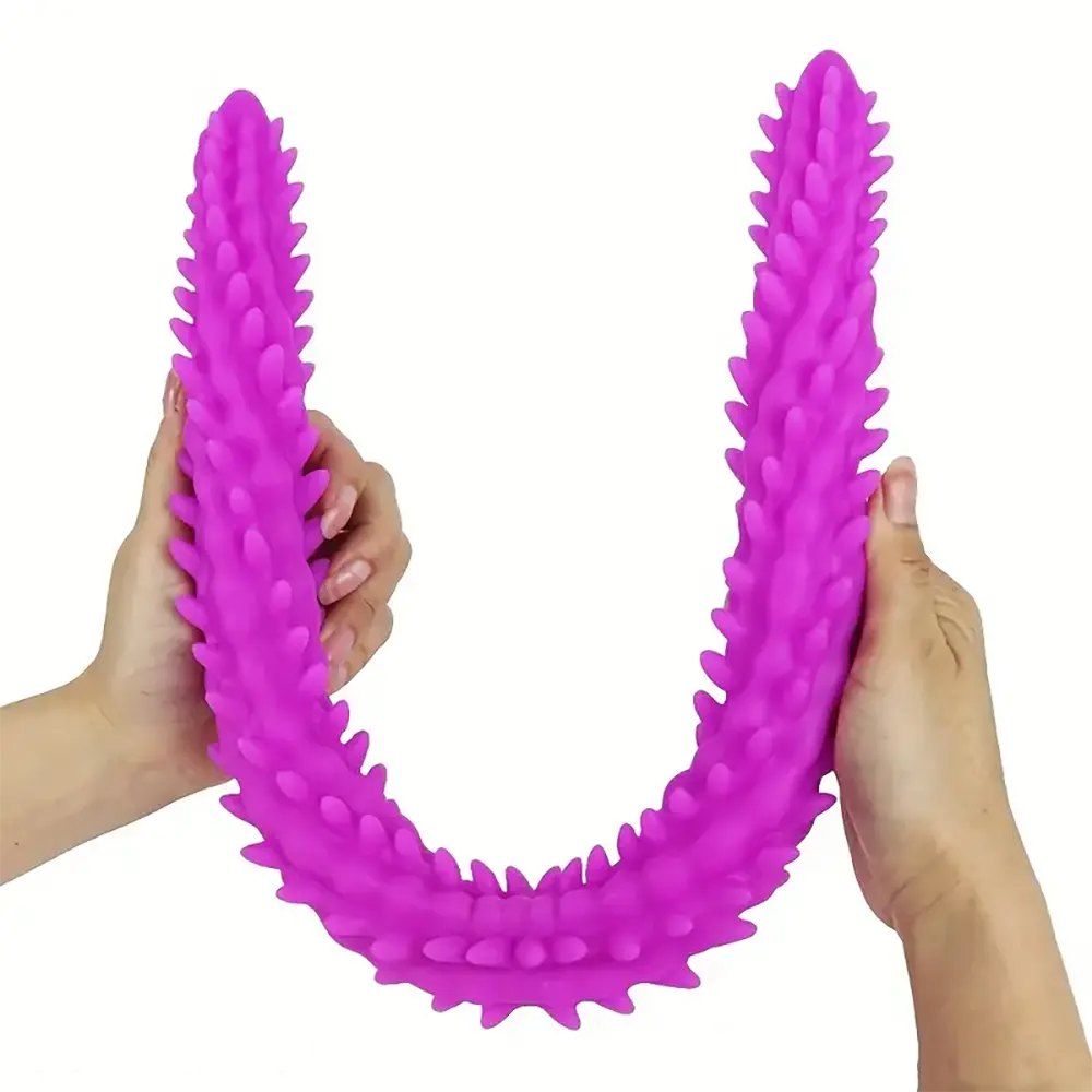 Spiked silicone anal dildo, photo 14