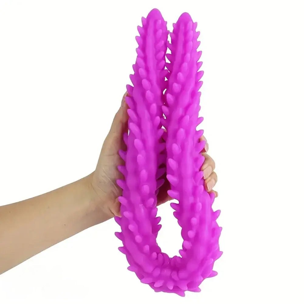 Spiked silicone anal dildo, photo 5