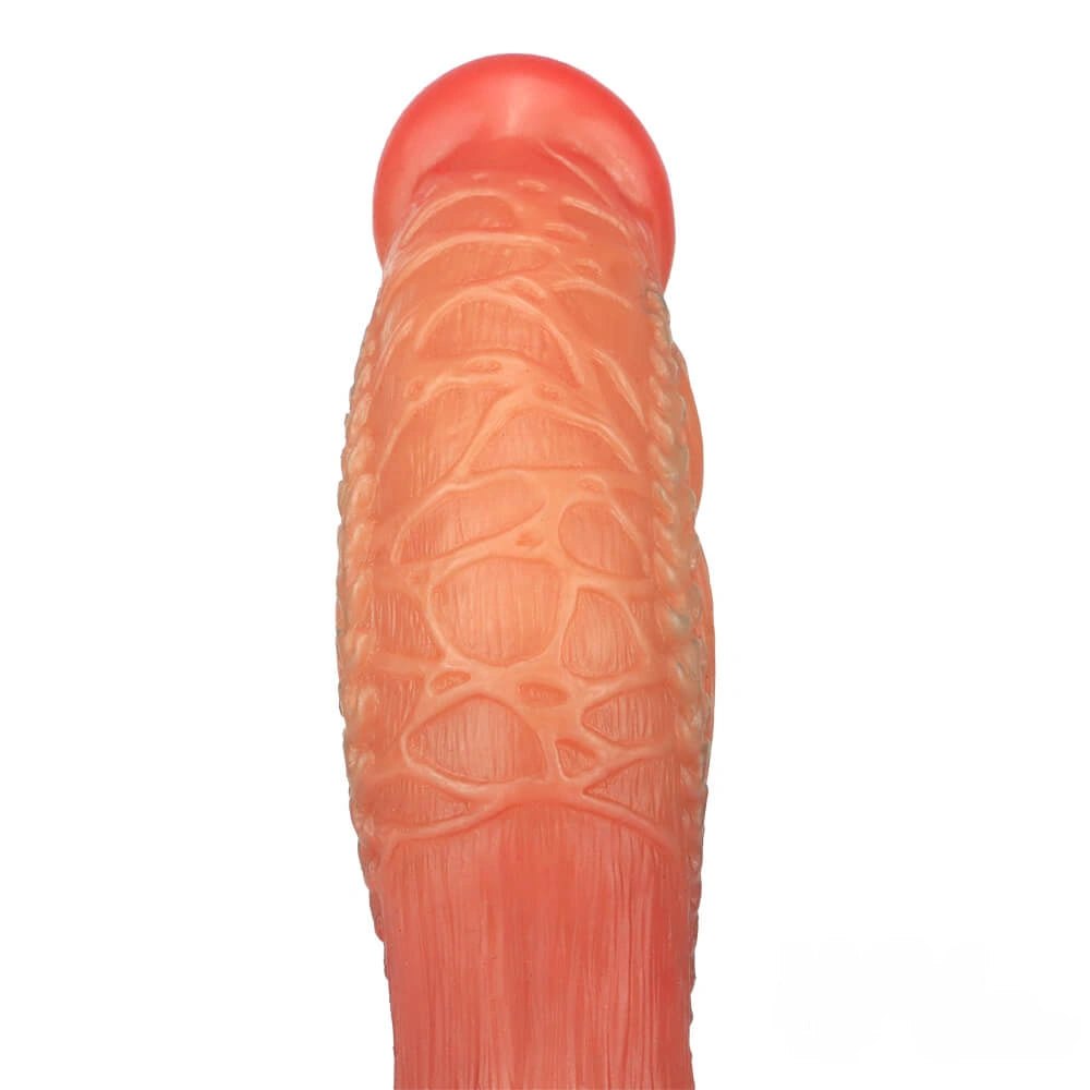 Flesh-tone flexible suction cup dildo, photo 2
