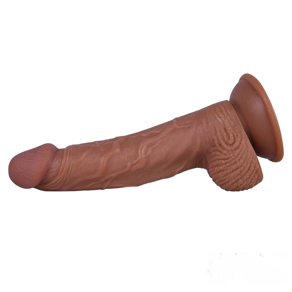 Flesh flexible tpe realistic dildo, photo 9