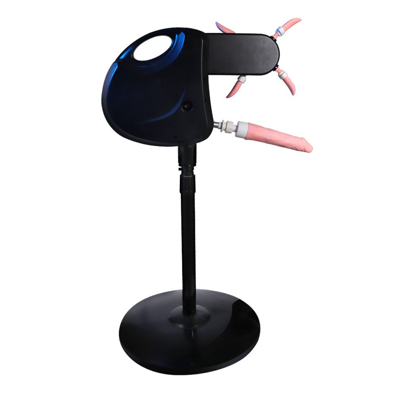 Mounted sex machine with thrusting rotating attachment, photo 1