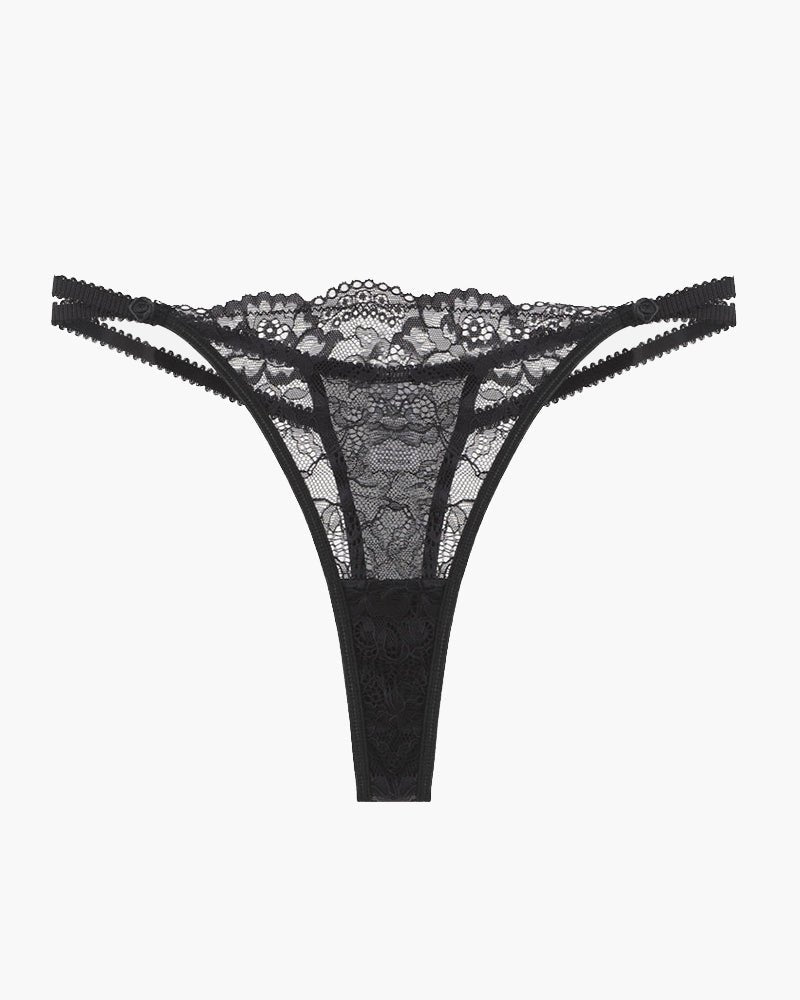 Floral lace corset bustier garter set, photo 18