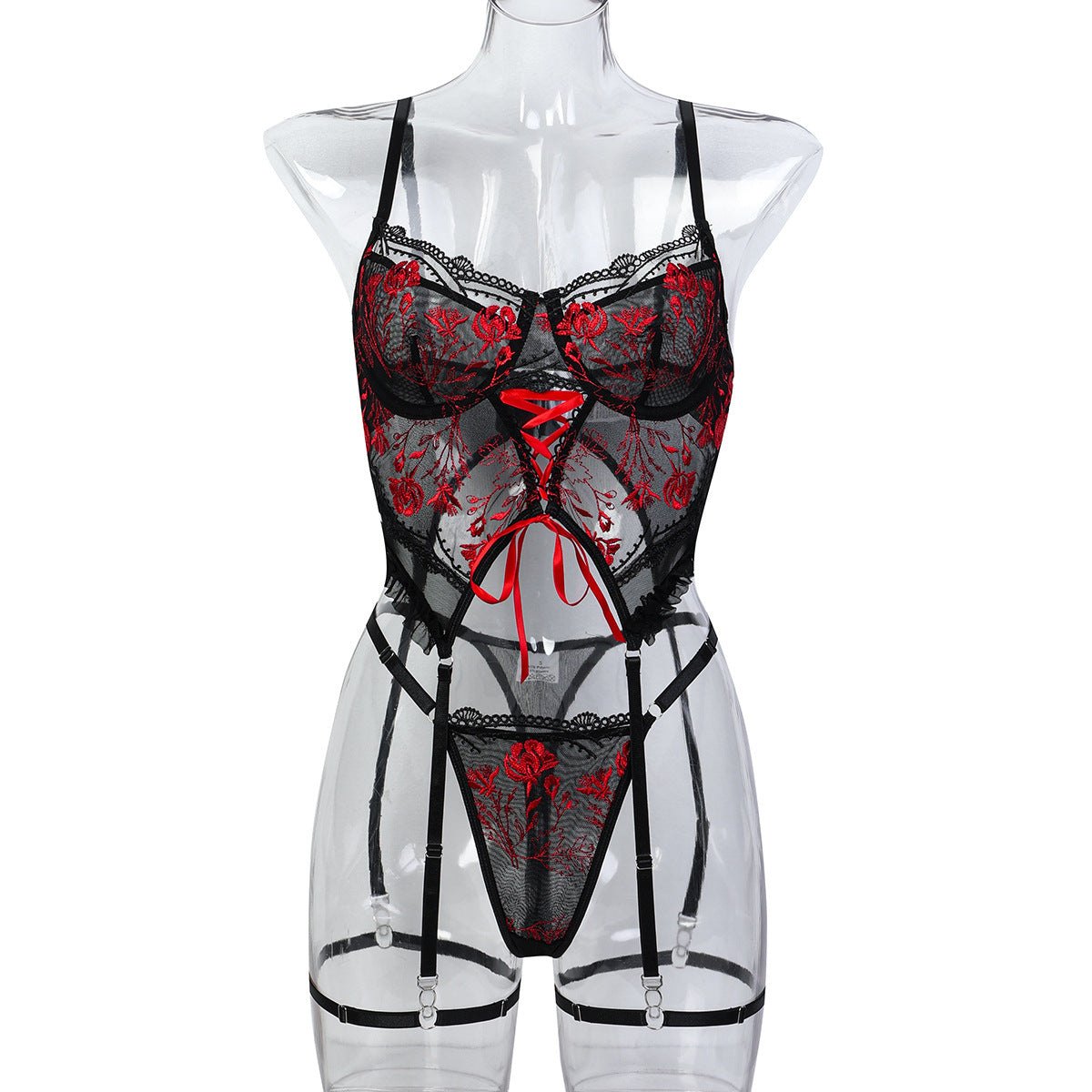 Embroidered cross strap three piece set, photo 7