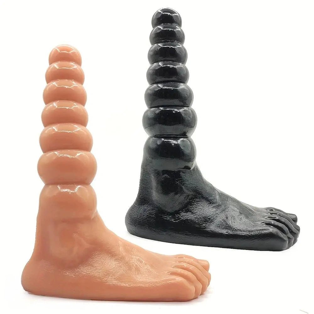 Novelty foot-shaped anal beads dildo, photo 1