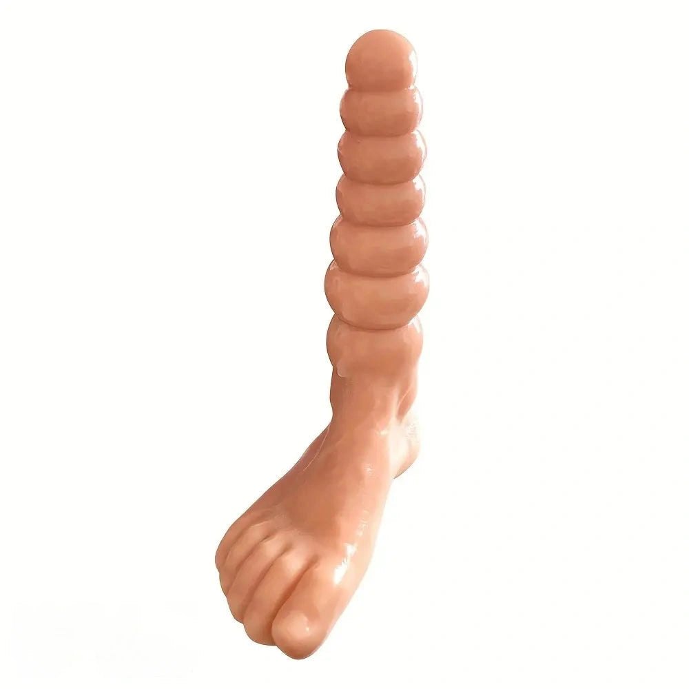 Novelty foot-shaped anal beads dildo, photo 2